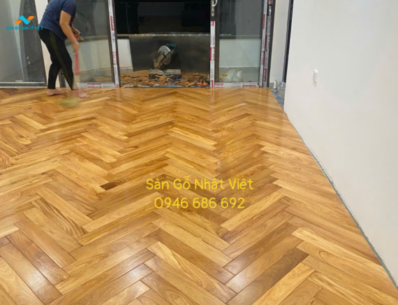 Sàn gỗ gõ đỏ