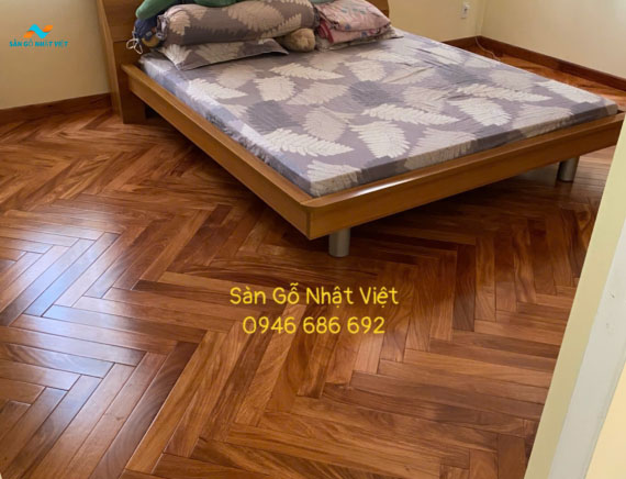 Sàn gỗ gõ đỏ