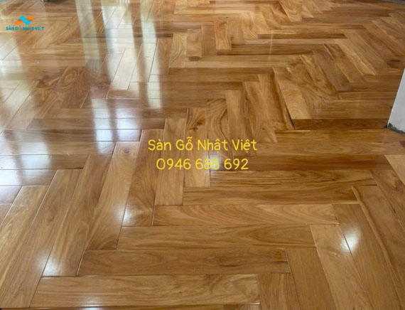 Sàn gỗ gõ đỏ