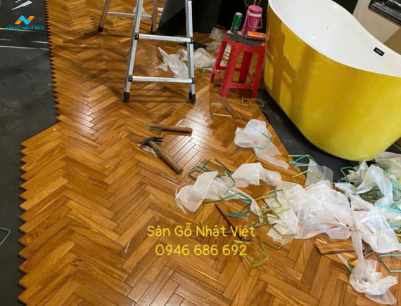 Sàn gỗ gõ đỏ