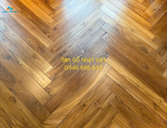 Sàn gỗ Teak Lào