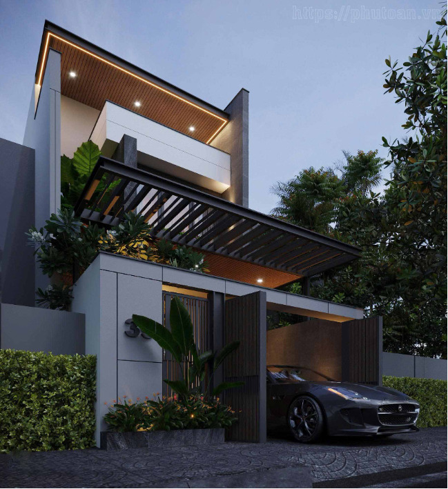 Thiết kế nhà phố đẳng cấp 5x18