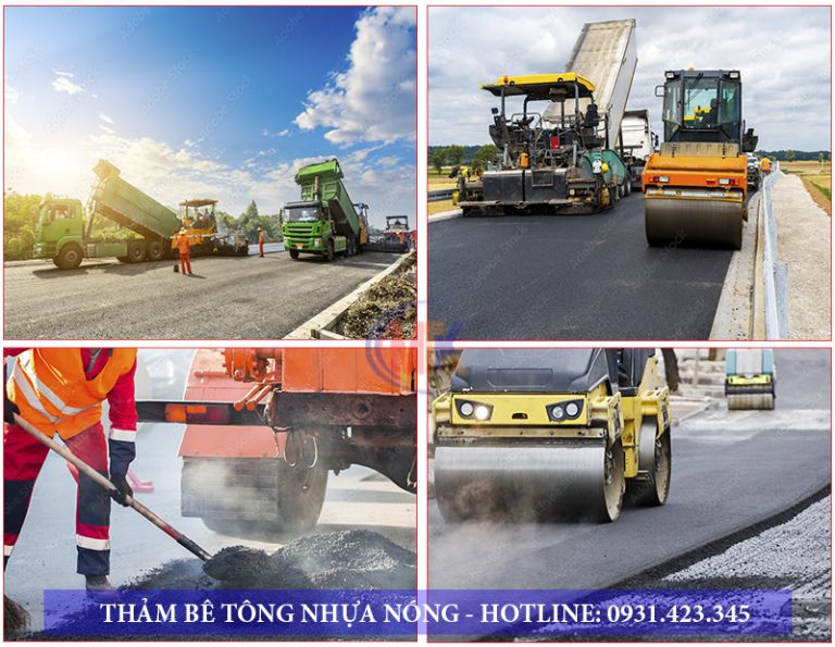 Thảm bê tông nhựa nóng - Bê Tông Nhựa Nóng MTK - Công Ty TNHH Kỹ Thuật Xây Dựng Và Thương Mại MTK