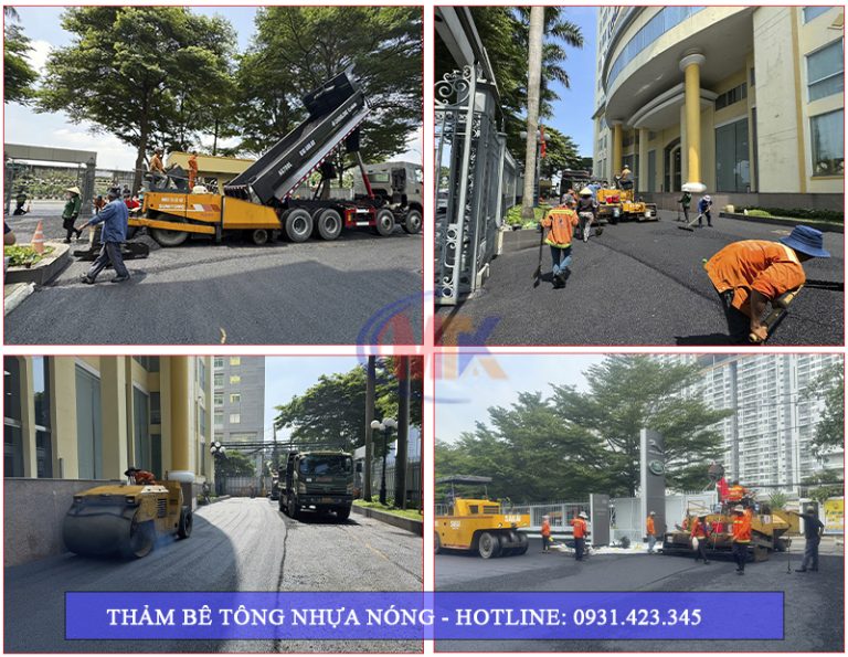 Thảm bê tông nhựa nóng - Bê Tông Nhựa Nóng MTK - Công Ty TNHH Kỹ Thuật Xây Dựng Và Thương Mại MTK