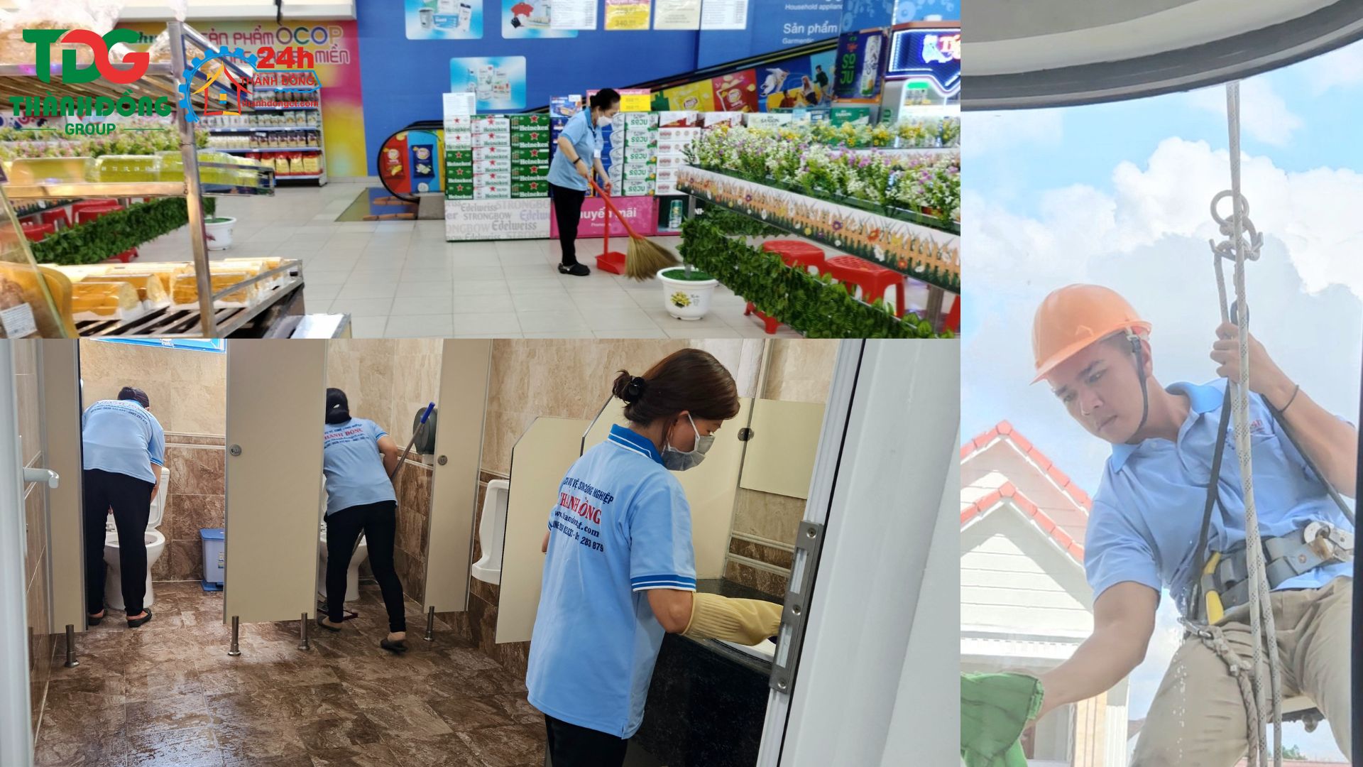 Dịch vụ vệ sinh - Công Ty Cổ Phần Thành Đồng Group