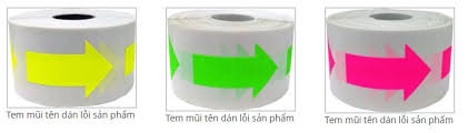 Sticker màu phản quang - In Thẻ Bài, Nhãn Treo Hải Đăng - Công Ty TNHH Giải Pháp Hải Đăng