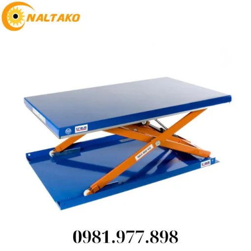 Bàn nâng thủy lực 600kg, chiều cao nâng hạ 80-820mm