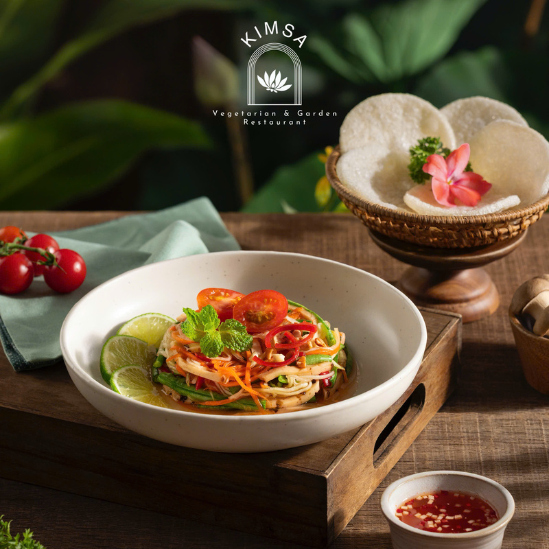 Gỏi đu đủ Thái chay - Hộ Kinh Doanh Nhà Hàng Chay KIM SA