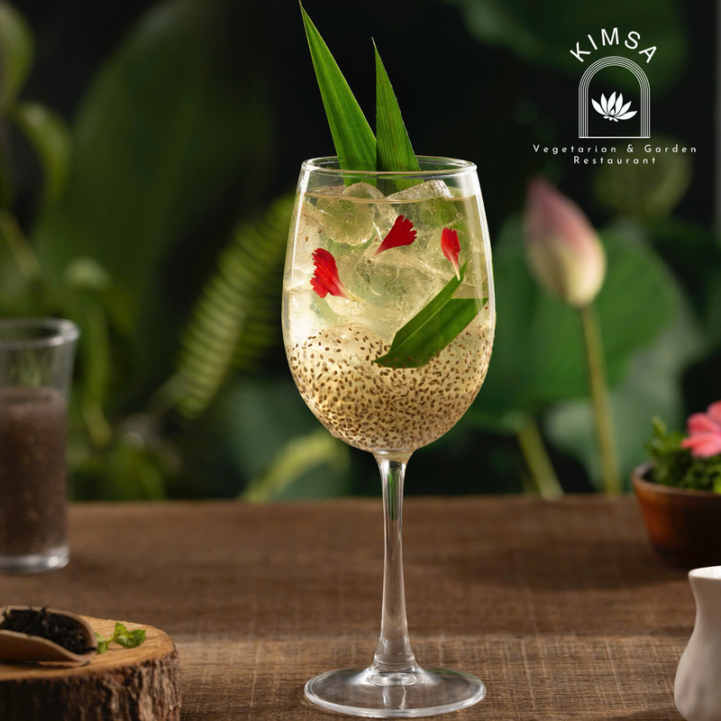 Nước lá dứa hạt chia - Hộ Kinh Doanh Nhà Hàng Chay KIM SA