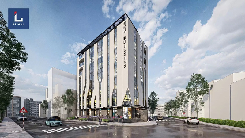 Dự án cung cấp nhôm cao cấp Lumal cho Sky Building