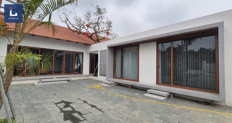 Thi công cửa nhôm kính cao cấp Lumal cho nhà Mr. Sơn ở Phú Thọ