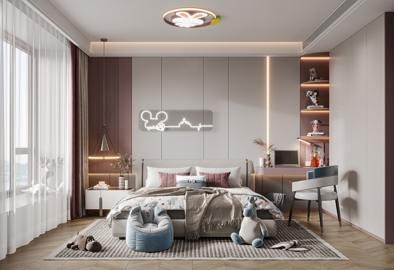 Mẫu phòng ngủ cho bé - Nội Thất Gỗ Đại Ngàn - Công Ty Nội Thất Gỗ Đại Ngàn