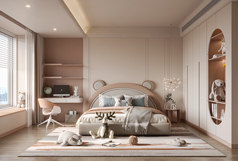 Mẫu phòng ngủ cho bé - Nội Thất Gỗ Đại Ngàn - Công Ty Nội Thất Gỗ Đại Ngàn