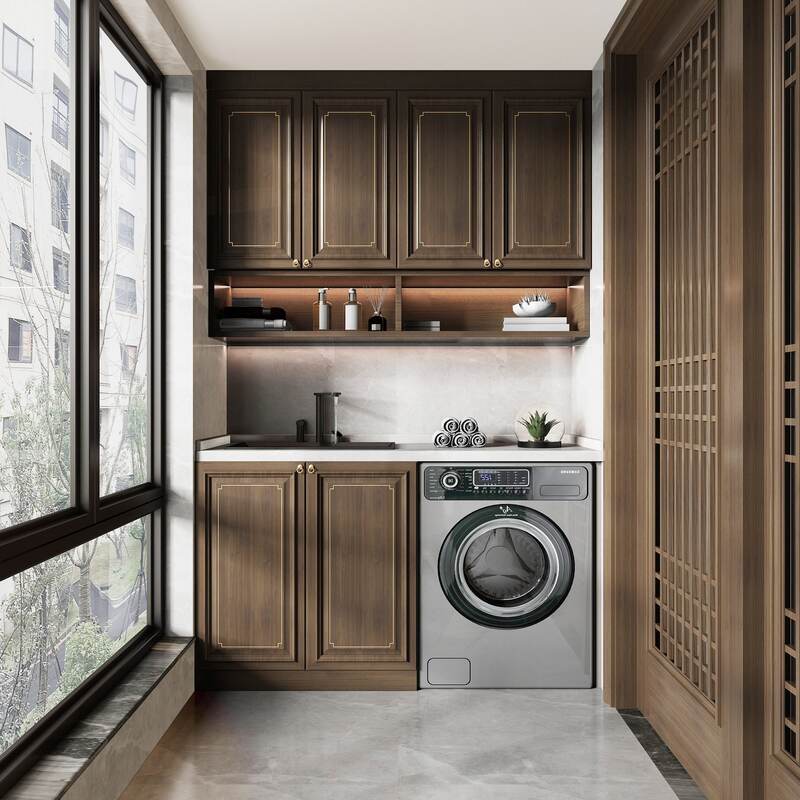 Mẫu tủ máy giặt - Nội Thất Gỗ Đại Ngàn - Công Ty Nội Thất Gỗ Đại Ngàn