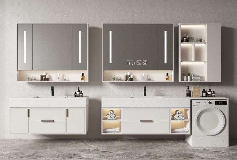 Mẫu tủ máy giặt - Nội Thất Gỗ Đại Ngàn - Công Ty Nội Thất Gỗ Đại Ngàn