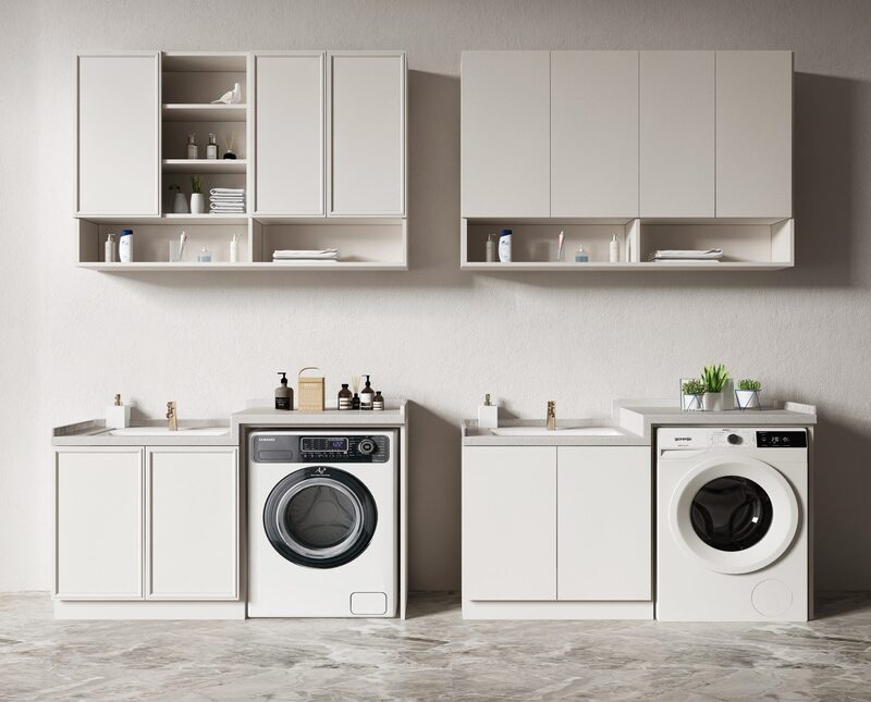 Mẫu tủ máy giặt - Nội Thất Gỗ Đại Ngàn - Công Ty Nội Thất Gỗ Đại Ngàn