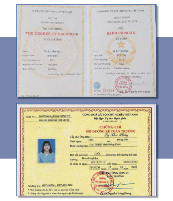 Bằng tốt nghiệp - Dịch Vụ Bảo Vệ Sài Gòn Thiên Bảo - Công Ty Cổ Phần Dịch Vụ Bảo Vệ Sài Gòn Thiên Bảo