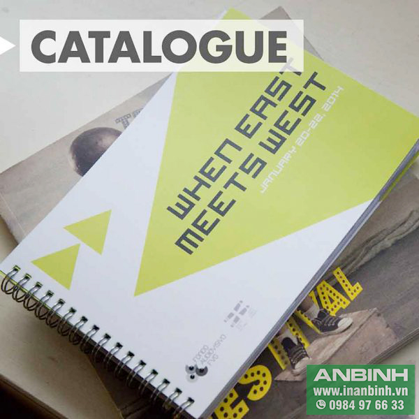 In Catalogue đóng lò xo - In ấn An Bình - Công Ty TNHH In ấn An Bình