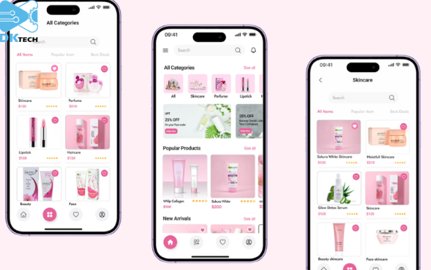 Thiết kế app bán hàng - Công Ty TNHH Thiết Kế Website DK Tech