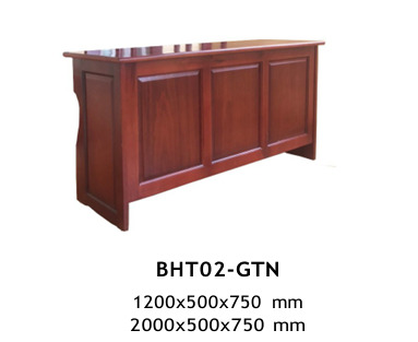 Bàn hội trường gỗ tự nhiên BHT02-GTN - Nội Thất Văn Phòng Hemera - Công Ty Cổ Phần Sách Và Thiết Bị Giáo Dục Hemera