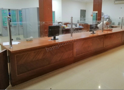 Bàn quầy giao dịch BQ-GD03V - Nội Thất Văn Phòng Hemera - Công Ty Cổ Phần Sách Và Thiết Bị Giáo Dục Hemera