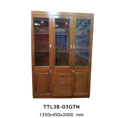 Tủ tài liệu gỗ tự nhiên TTL3B-03GTN - Nội Thất Văn Phòng Hemera - Công Ty Cổ Phần Sách Và Thiết Bị Giáo Dục Hemera