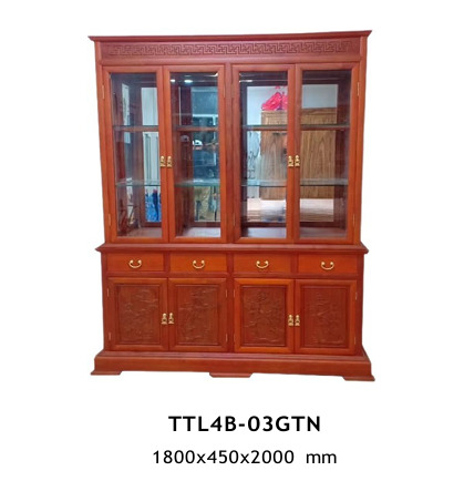 Tủ tài liệu gỗ tự nhiên TTL4B-03GTN - Nội Thất Văn Phòng Hemera - Công Ty Cổ Phần Sách Và Thiết Bị Giáo Dục Hemera
