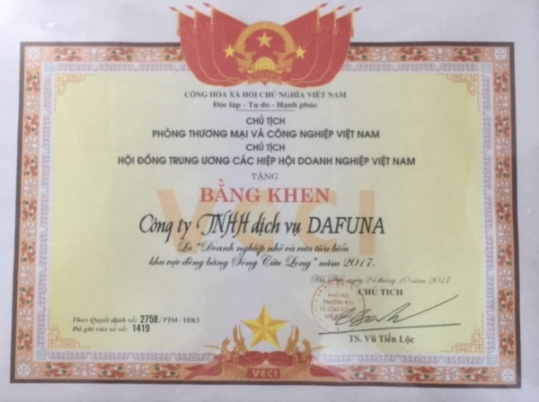 Doanh nghiệp tiêu biểu khu vực ĐBSCL 2017