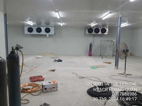 Cụm kho lạnh, dàn lạnh - Cơ Điện Lạnh Hoàng Quân  - Công Ty Cổ Phần Thiết Bị Cơ Điện Lạnh Hoàng Quân
