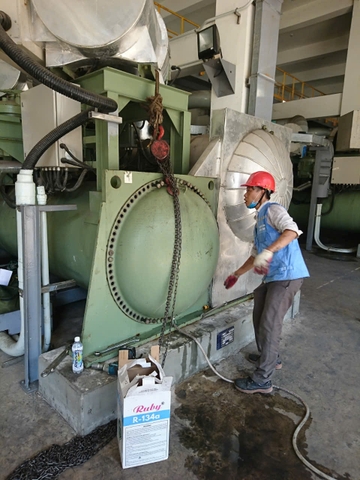 Dự án lắp đặt sửa chữa máy chiller