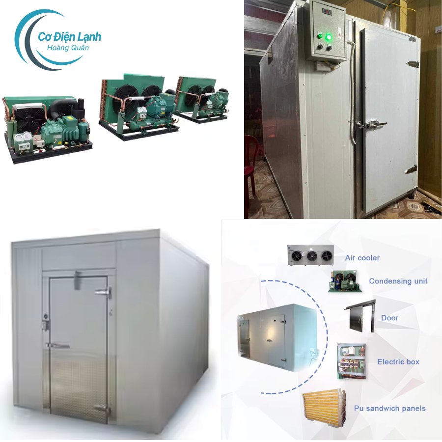 Kho lạnh bảo quản thực phẩm - Cơ Điện Lạnh Hoàng Quân  - Công Ty Cổ Phần Thiết Bị Cơ Điện Lạnh Hoàng Quân