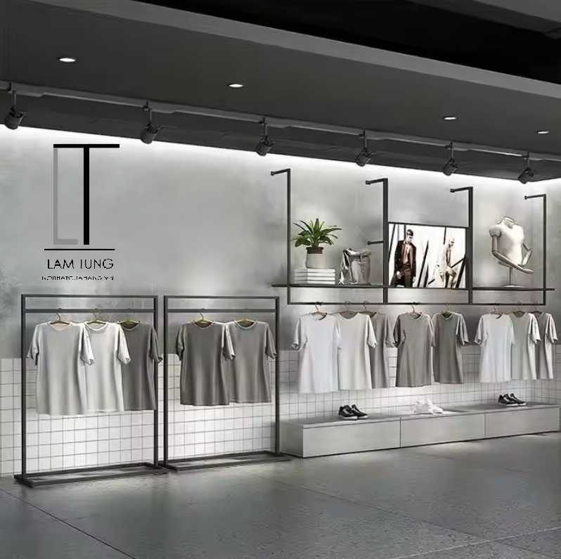 Kệ trưng bày quần áo thời trang