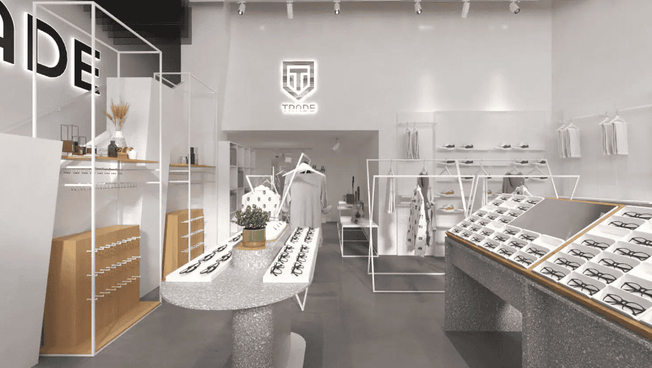 Thiết kế nội thất cửa hàng kính mắt