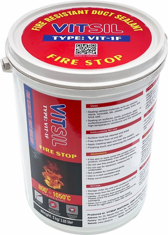 Keo chèn bịt làm kín chống cháy trương nở VitSiL: VIT-1F