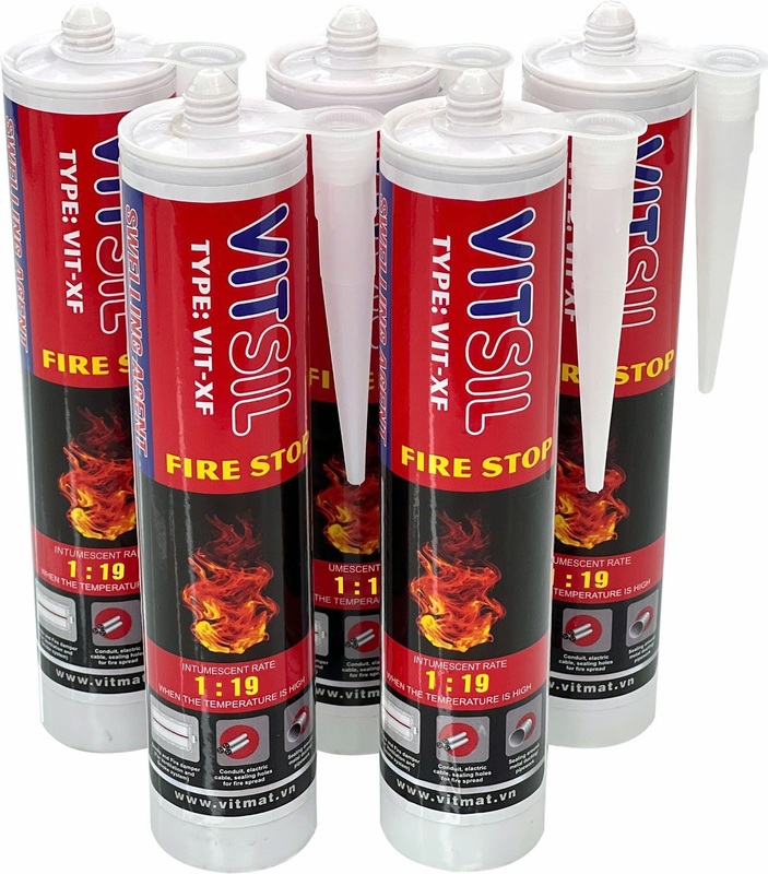 Keo chèn bịt làm kín chống cháy trương nở VitSiL: VIT-XF