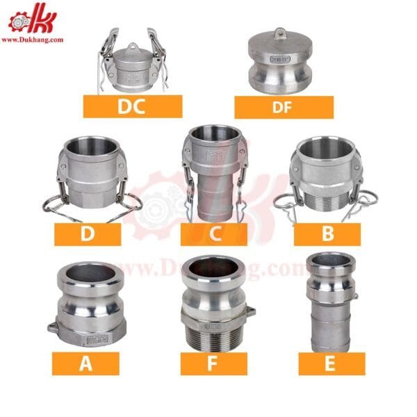 Khớp nối nhanh inox 304 - Thiết Bị Thủy Lực Dủ Khang - Công Ty TNHH Thương Mại Dủ Khang