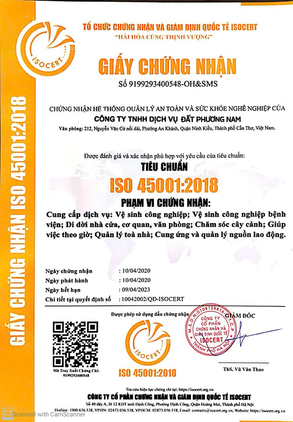 ISO 4500:2018 - Cung ứng Lao Động - Công Ty Dịch Vụ Oshin Thời Đại