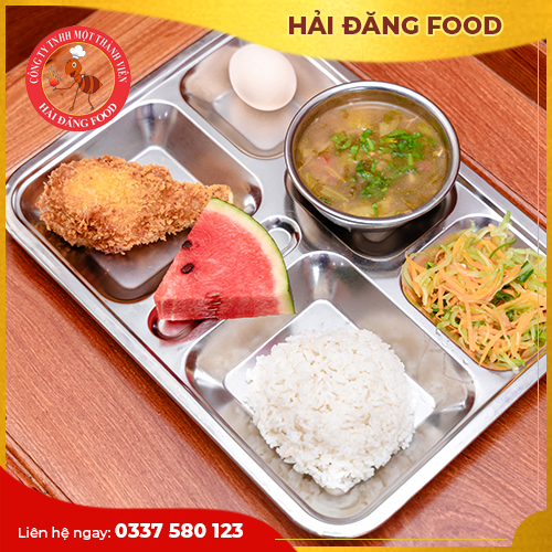 Suất ăn công nghiệp - Suất Ăn Công Nghiệp Hải Đăng - Công Ty TNHH MTV Hải Đăng Food