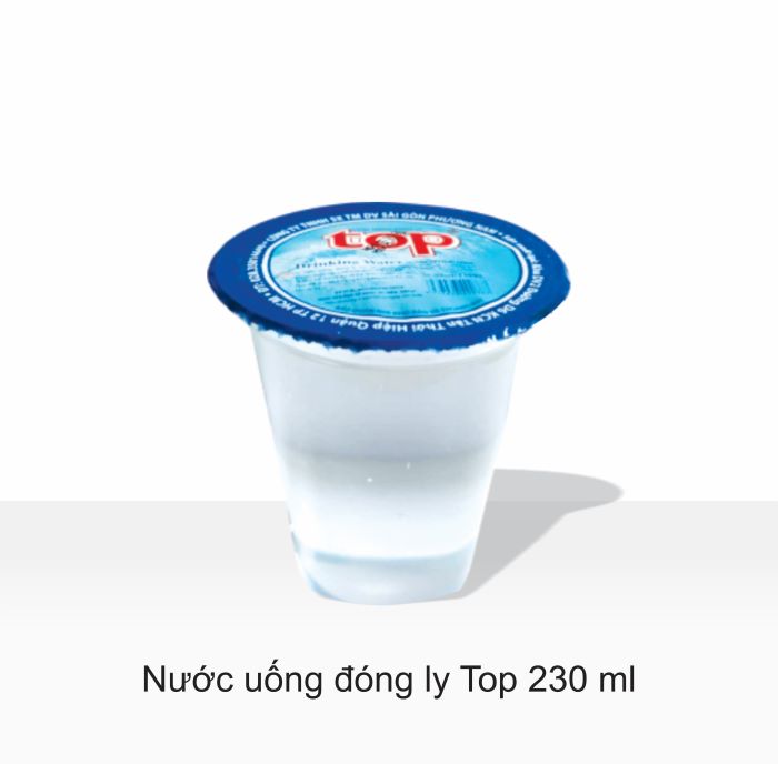Nước uống đóng ly Top 230ml - Công Ty TNHH Sản Xuất Thương Mại Dịch Vụ Sài Gòn Phương Nam