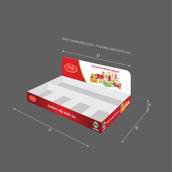 Khay Sampling - Thi Công Gian Hàng Thành Công - Công Ty TNHH Truyền Thông Thương Hiệu Thành Công