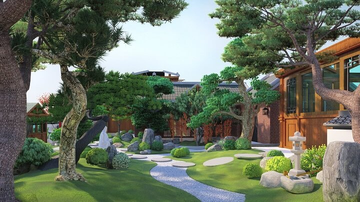 Thi công sân vườn