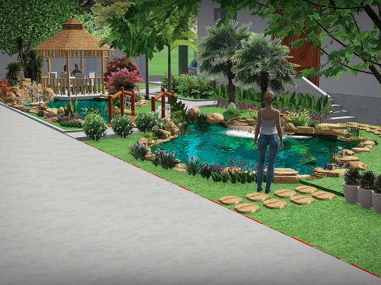 Thiết kế sân vườn - Thiết Kế Thi Công Cảnh Quan Đại Phú - Công Ty Cổ Phần Xây Dựng Cảnh Quan Đại Phú