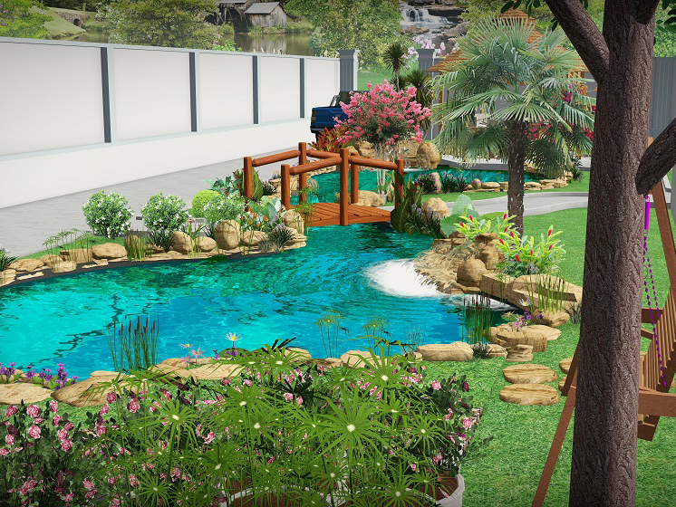 Thiết kế, thi công hồ cá coi - Thiết Kế Thi Công Cảnh Quan Đại Phú - Công Ty Cổ Phần Xây Dựng Cảnh Quan Đại Phú