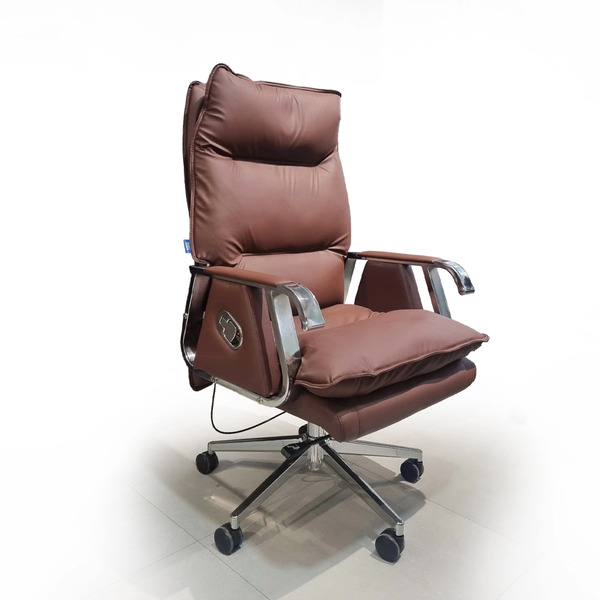 Ghế da giám đốc GD1004 màu nâu
