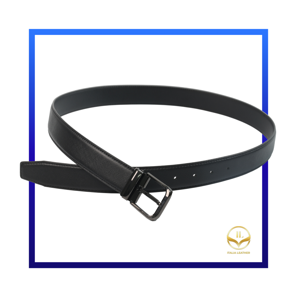 Thắt lưng khóa kim da bò vân saffiano - Đồ Da Italia - Công Ty TNHH Da Italia
