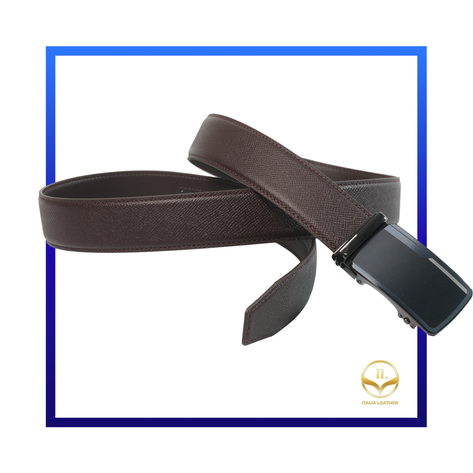 Thắt lưng khóa tăng da bò vân epsom - Đồ Da Italia - Công Ty TNHH Da Italia