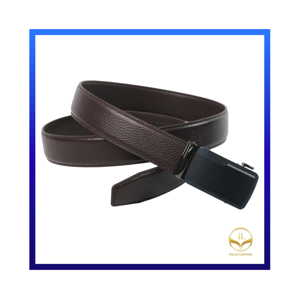 Thắt lưng khóa tăng da bò vân hạt - Đồ Da Italia - Công Ty TNHH Da Italia