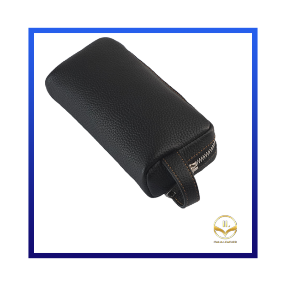 Túi phụ kiện da bò vân hạt - Đồ Da Italia - Công Ty TNHH Da Italia
