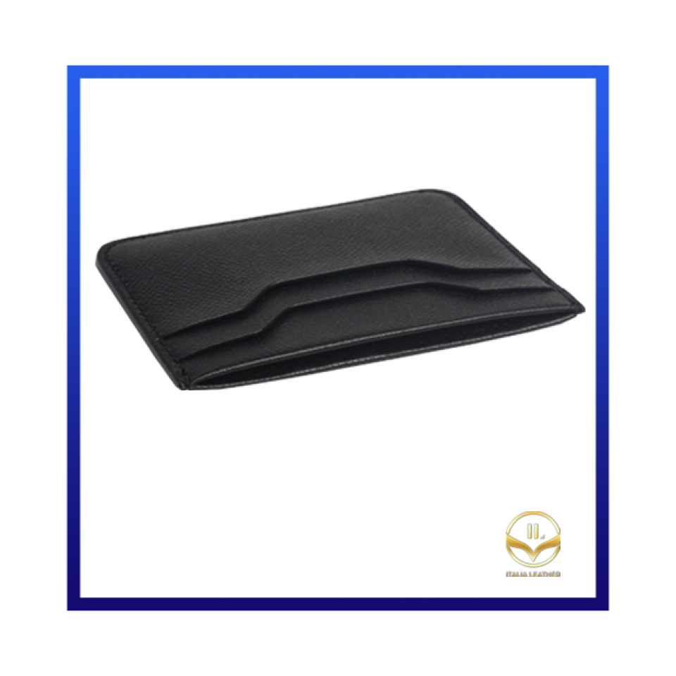 Ví đựng thẻ (card holder) da bò vân epsom - Đồ Da Italia - Công Ty TNHH Da Italia
