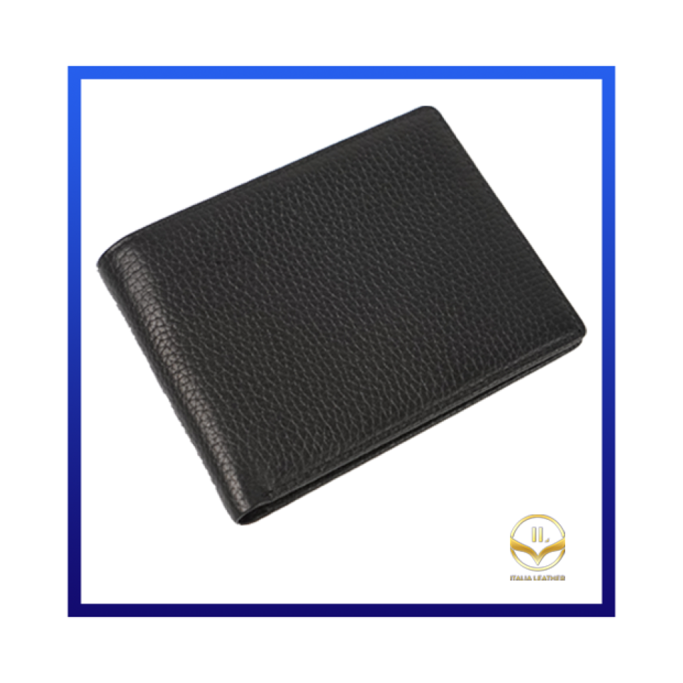 Ví nam da bò vân hạt - Đồ Da Italia - Công Ty TNHH Da Italia